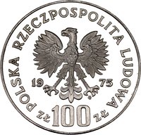 100 Zlotys obverse