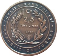 2.5 Lira obverse
