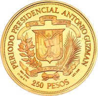 250 Pesos obverse