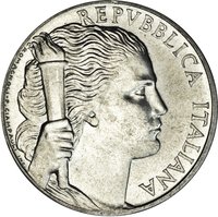 5 Lire obverse