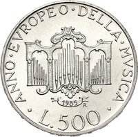 500 Lire reverse