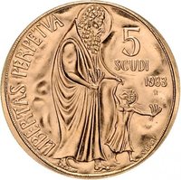 5 Scudi reverse