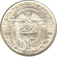 ⅒ Balboa obverse