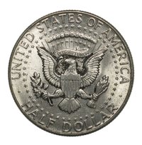 ½ Dollar reverse