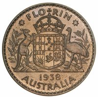 1 Florin reverse
