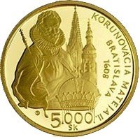 5000 Korún reverse