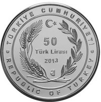 50 Lira obverse