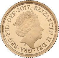 ½ Sovereign obverse