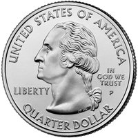¼ Dollar obverse