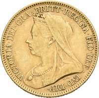 ½ Sovereign obverse
