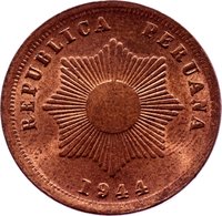 1 Centavo obverse