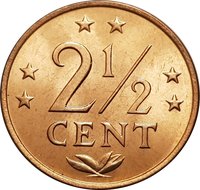 2½ Cents reverse