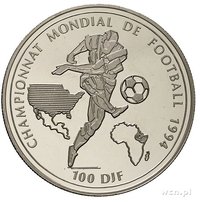 100 Francs reverse