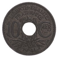 10 Centimes reverse