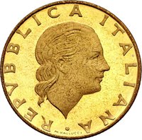 200 Lire obverse