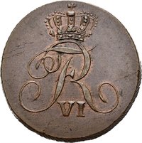 4 Skilling Courant obverse