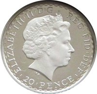 20 Pence obverse