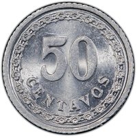 50 Centavos reverse