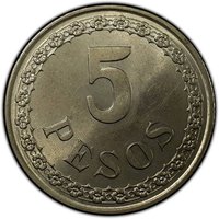 5 Pesos reverse