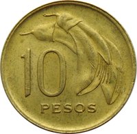 10 Pesos reverse
