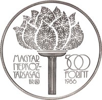500 Forint obverse