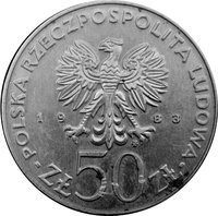 50 Zlotys obverse
