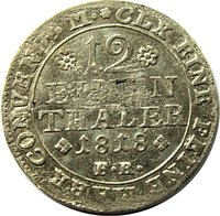 1⁄12 Thaler reverse