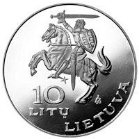 10 Litų obverse
