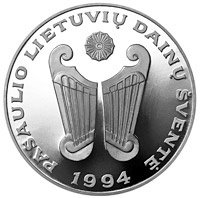 10 Litų reverse