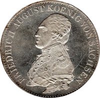 4⁄3 Saxon thaler obverse