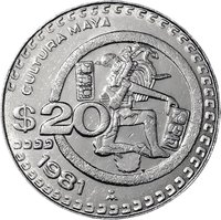 20 Pesos reverse