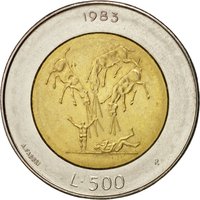 500 Lire reverse