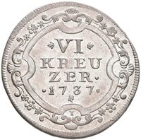 6 Kreuzers reverse