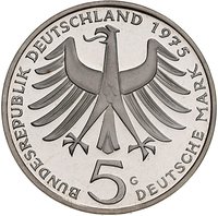 5 Deutsche Mark obverse